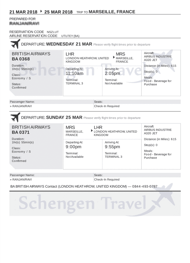 Flight Reservations