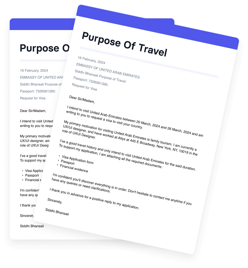 Schengen Invitation Letter Generator